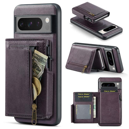 Fierre Shann Oil Wax Vegan Leather Magnetic Card Holder Back Phone Case, For Google Pixel 10a, For Google Pixel 10 Pro XL / 9 Pro XL, For Google Pixel 10 / 10 Pro / 9 / 9 Pro, For Google Pixel 9a, For Google Pixel 8a, For Google Pixel 8 Pro            ...