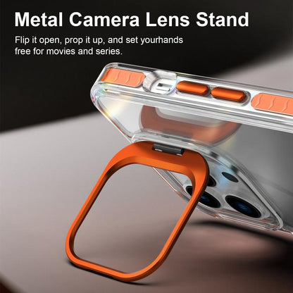 Lens Frame Holder Acrylic TPU Phone Case, For iPhone 13 Pro, For iPhone 13