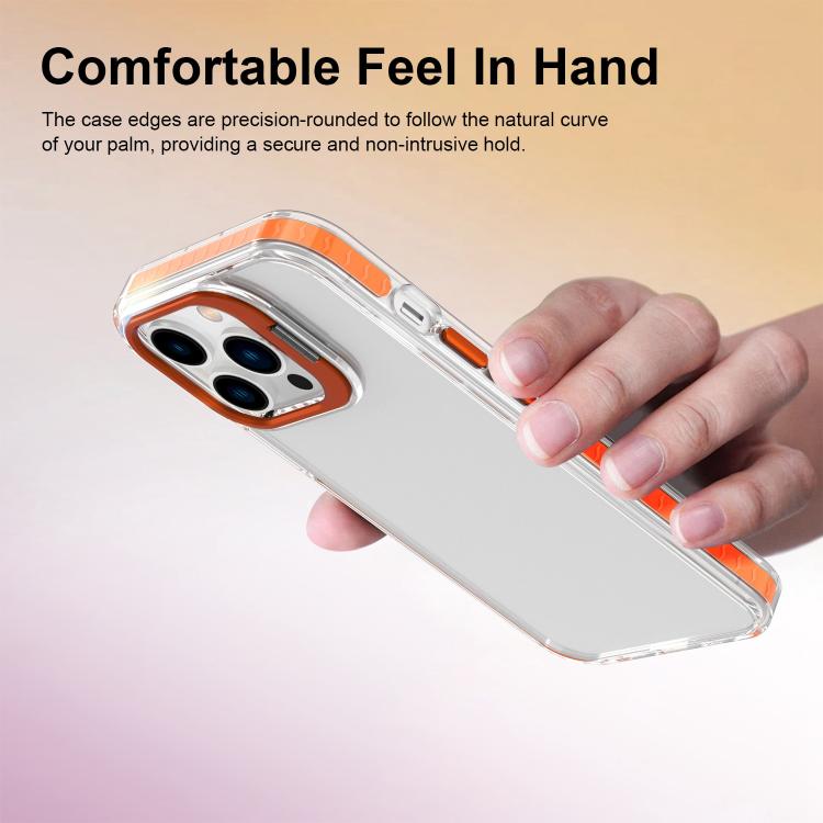 Lens Frame Holder Acrylic TPU Phone Case, For iPhone 13 Pro, For iPhone 13