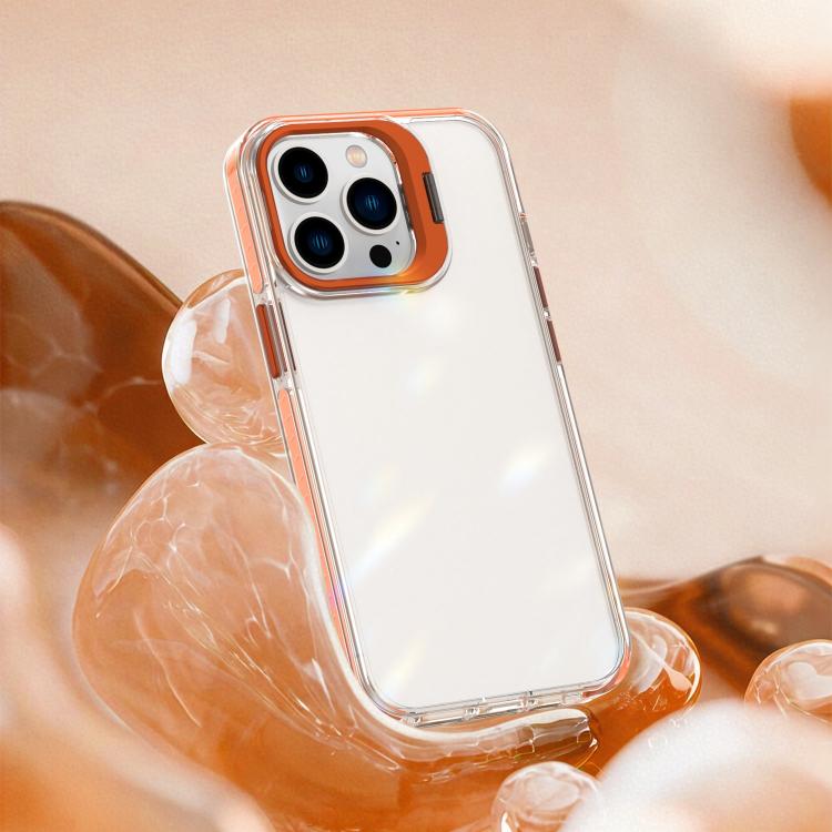 Lens Frame Holder Acrylic TPU Phone Case, For iPhone 13 Pro, For iPhone 13