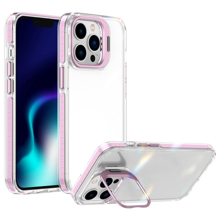 Lens Frame Holder Acrylic TPU Phone Case, For iPhone 13 Pro, For iPhone 13