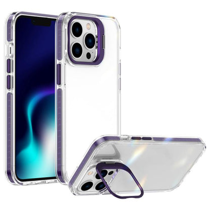 Lens Frame Holder Acrylic TPU Phone Case, For iPhone 13 Pro, For iPhone 13