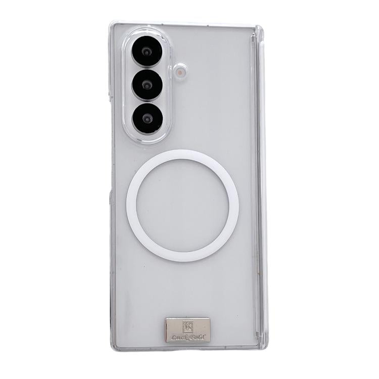 Ice Mist Series Dual Axis Magnetic Phone Case with Nameplate, For Galaxy Z Fold8 Ultra 5G
