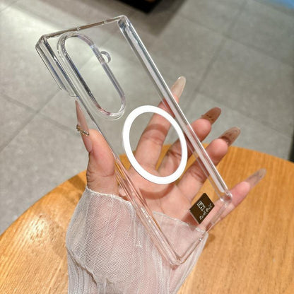 Ice Mist Series Dual Axis Magnetic Phone Case with Nameplate, For Galaxy Z Fold8 Ultra 5G