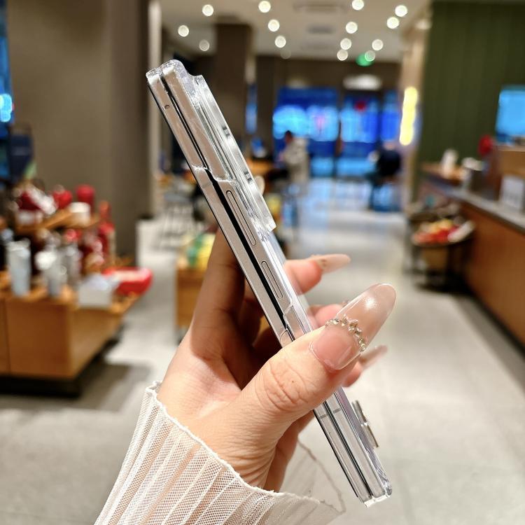 Ice Mist Series Dual Axis Magnetic Phone Case with Nameplate, For Galaxy Z Fold8 Ultra 5G