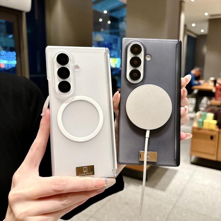 Ice Mist Series Dual Axis Magnetic Phone Case with Nameplate, For Galaxy Z Fold8 Ultra 5G