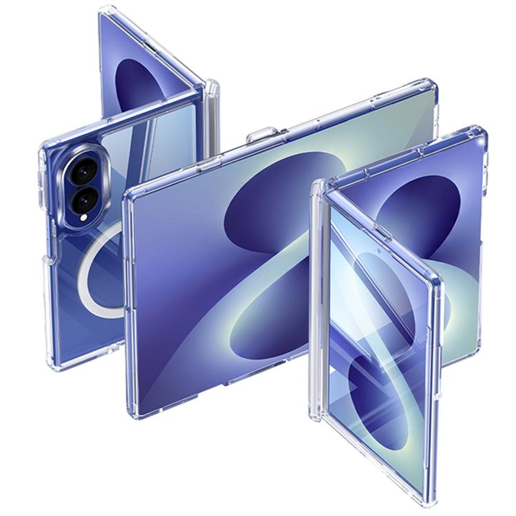 Transparent Magnetic Hinge Protective Phone Case, For Galaxy Z Fold8 5G, For Galaxy Z Fold8 Ultra 5G