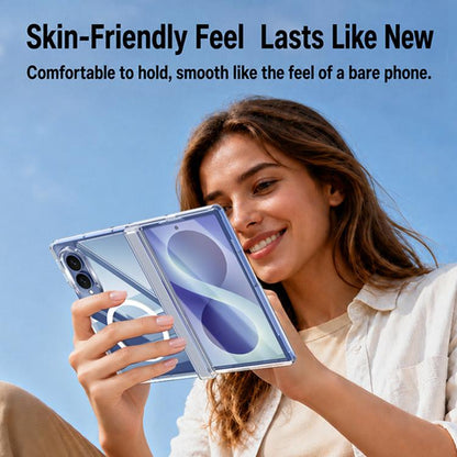Transparent Magnetic Hinge Protective Phone Case, For Galaxy Z Fold8 5G, For Galaxy Z Fold8 Ultra 5G
