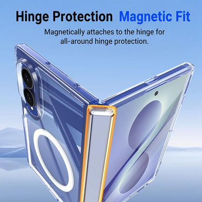 Transparent Magnetic Hinge Protective Phone Case, For Galaxy Z Fold8 5G, For Galaxy Z Fold8 Ultra 5G