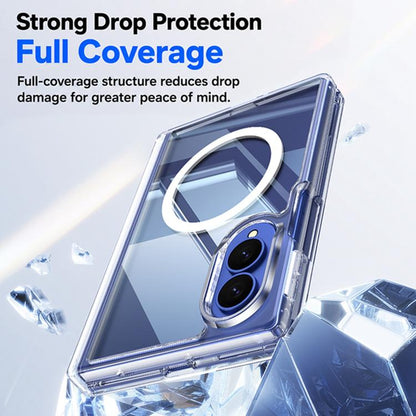 Transparent Magnetic Hinge Protective Phone Case, For Galaxy Z Fold8 5G, For Galaxy Z Fold8 Ultra 5G