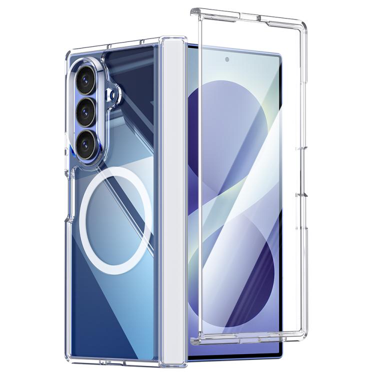 Transparent Magnetic Hinge Protective Phone Case, For Galaxy Z Fold8 5G, For Galaxy Z Fold8 Ultra 5G