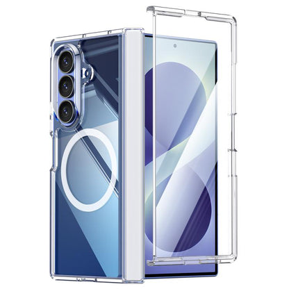 Transparent Magnetic Hinge Protective Phone Case, For Galaxy Z Fold8 5G, For Galaxy Z Fold8 Ultra 5G