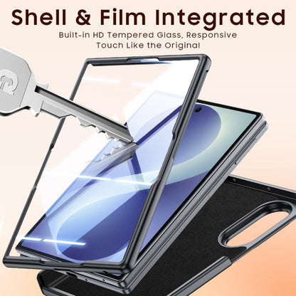 Sheepskin Texture Hinge Protective Phone Case, For Galaxy Z Fold8 5G