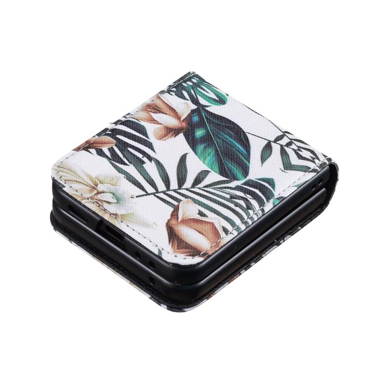 Colored Drawing Leather Phone Case, For Galaxy Z Flip8 5G