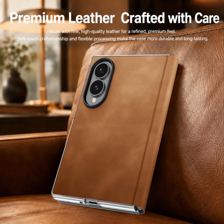 Sheepskin Suede Texture Ultra-slim Protective Phone Case, For Galaxy Z Fold8 5G
