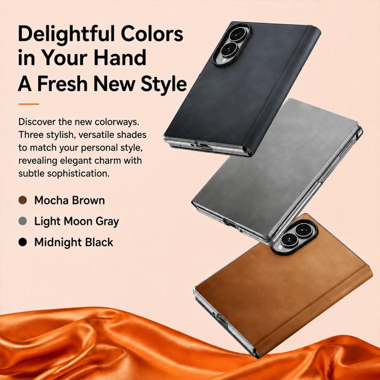 Sheepskin Suede Texture Ultra-slim Protective Phone Case, For Galaxy Z Fold8 5G