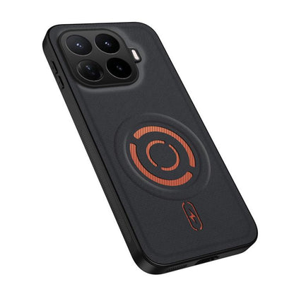WANLONFENG Tech Fabric Texture Magnetic PC Hybrid TPU Phone Case, For Xiaomi 17T Pro 5G, For Xiaomi 17T 5G