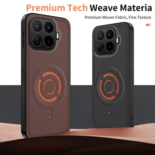WANLONFENG Tech Fabric Texture Magnetic PC Hybrid TPU Phone Case, For Xiaomi 17T Pro 5G, For Xiaomi 17T 5G, For Xiaomi Poco X8 Pro Max/Redmi Turbo5 Max, For Xiaomi Poco X8 Pro / Redmi Turbo 5, For Xiaomi 17 Ultra 5G                                     ...