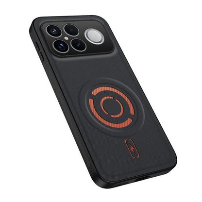 WANLONFENG Tech Fabric Texture Magnetic PC Hybrid TPU Phone Case, For Xiaomi 17T Pro 5G, For Xiaomi 17T 5G, For Xiaomi Poco X8 Pro Max/Redmi Turbo5 Max, For Xiaomi Poco X8 Pro / Redmi Turbo 5, For Xiaomi 17 Ultra 5G                                     ...
