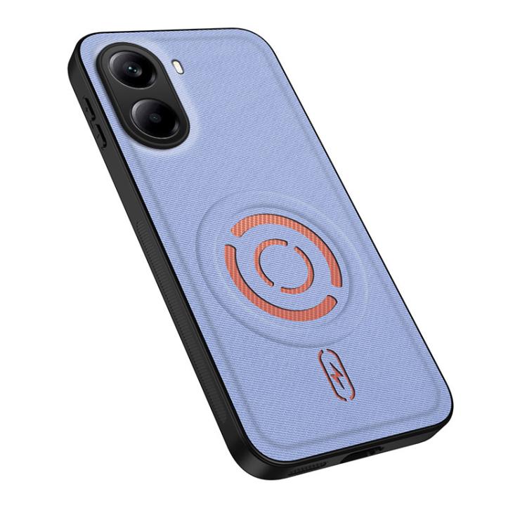 WANLONFENG Tech Fabric Texture Magnetic PC Hybrid TPU Phone Case, For Redmi A7 Pro 4G 171mm, For Redmi Note 15 Pro+ 5G Global 163.3mm, For Redmi Note 15 Pro 5G Global 163.6mm, For Redmi Note 15 5G Global 164mm, For Redmi 15C 5G / 4G Global 171mm       ...