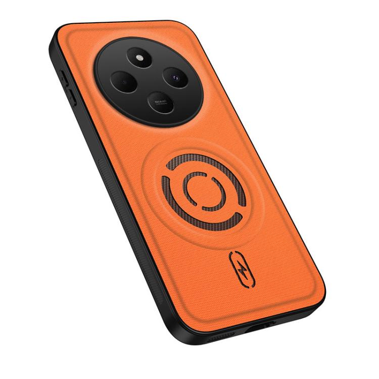 WANLONFENG Tech Fabric Texture Magnetic PC Hybrid TPU Phone Case, For Redmi A7 Pro 4G 171mm, For Redmi Note 15 Pro+ 5G Global 163.3mm, For Redmi Note 15 Pro 5G Global 163.6mm, For Redmi Note 15 5G Global 164mm, For Redmi 15C 5G / 4G Global 171mm       ...