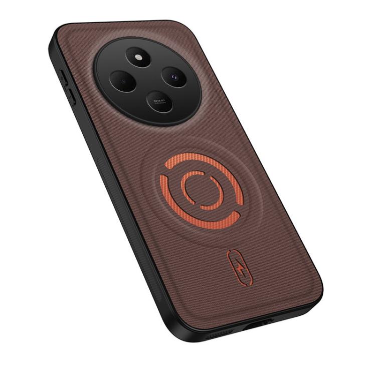 WANLONFENG Tech Fabric Texture Magnetic PC Hybrid TPU Phone Case, For Redmi A7 Pro 4G 171mm, For Redmi Note 15 Pro+ 5G Global 163.3mm, For Redmi Note 15 Pro 5G Global 163.6mm, For Redmi Note 15 5G Global 164mm, For Redmi 15C 5G / 4G Global 171mm       ...