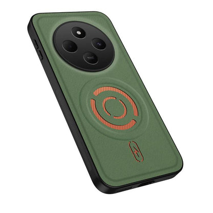 WANLONFENG Tech Fabric Texture Magnetic PC Hybrid TPU Phone Case, For Redmi A7 Pro 4G 171mm, For Redmi Note 15 Pro+ 5G Global 163.3mm, For Redmi Note 15 Pro 5G Global 163.6mm, For Redmi Note 15 5G Global 164mm, For Redmi 15C 5G / 4G Global 171mm       ...