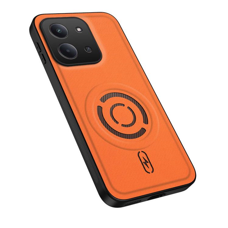 WANLONFENG Tech Fabric Texture Magnetic PC Hybrid TPU Phone Case, For Redmi A7 Pro 4G 171mm, For Redmi Note 15 Pro+ 5G Global 163.3mm, For Redmi Note 15 Pro 5G Global 163.6mm, For Redmi Note 15 5G Global 164mm, For Redmi 15C 5G / 4G Global 171mm       ...