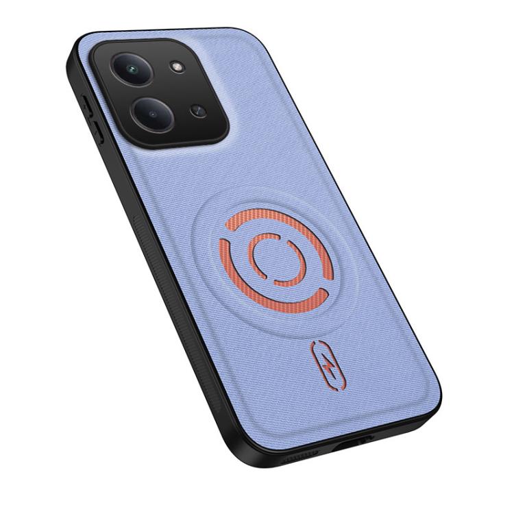WANLONFENG Tech Fabric Texture Magnetic PC Hybrid TPU Phone Case, For Redmi A7 Pro 4G 171mm, For Redmi Note 15 Pro+ 5G Global 163.3mm, For Redmi Note 15 Pro 5G Global 163.6mm, For Redmi Note 15 5G Global 164mm, For Redmi 15C 5G / 4G Global 171mm       ...