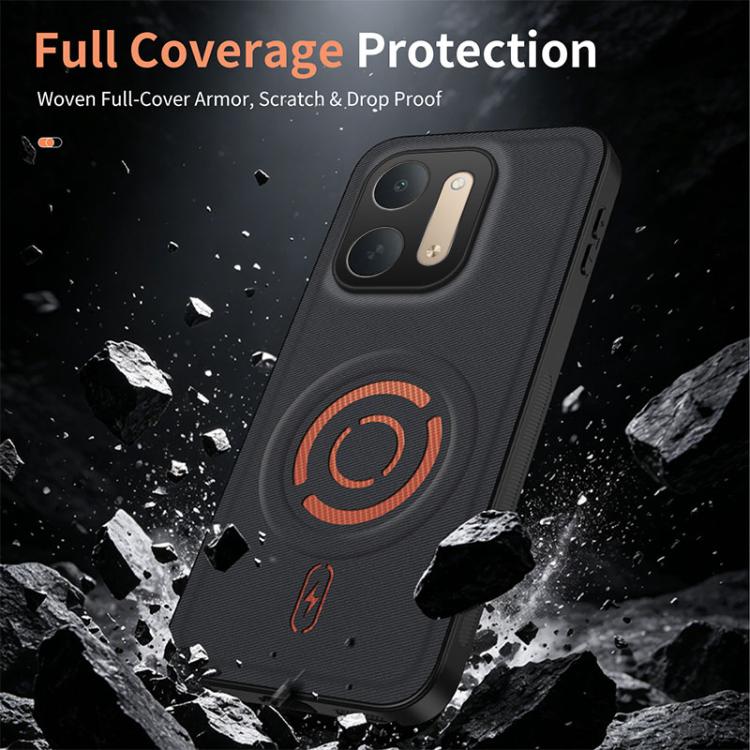 WANLONFENG Tech Fabric Texture Magnetic PC Hybrid TPU Phone Case, For Redmi 17C 5G, For Redmi Note 17 Pro Max / 17 Pro+ 5G, For Redmi A7 Pro 4G 171mm, For Redmi Note 15 Pro+ 5G Global 163.3mm, For Redmi Note 15 Pro 5G Global 163.6mm                    ...