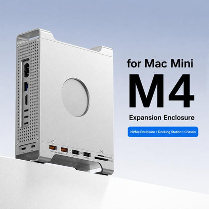 Blueendless MAC905 Bracket Expansion Dock Hard Drive Enclosure, For Mac Mini M4