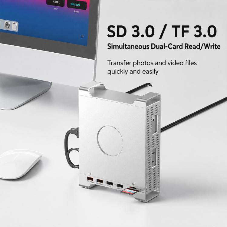 Blueendless MAC905 Bracket Expansion Dock Hard Drive Enclosure, For Mac Mini M4
