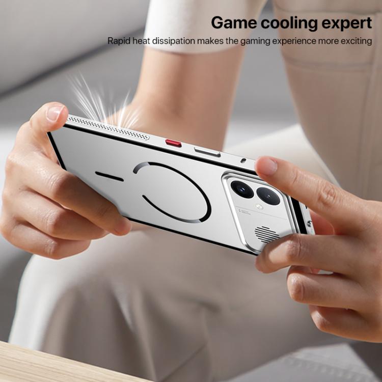 Single-sided Snap Buckle Metal Frame Frosted MagSafe Phone Case, For Redmi K90 Max / K90 Ultra