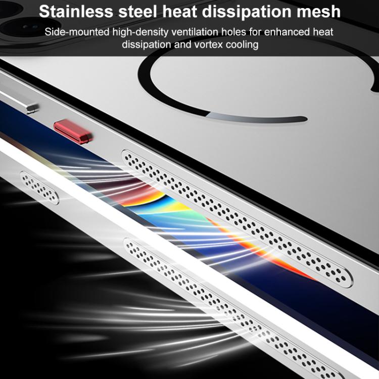 Single-sided Snap Buckle Metal Frame Frosted MagSafe Phone Case, For Redmi K90 Max / K90 Ultra
