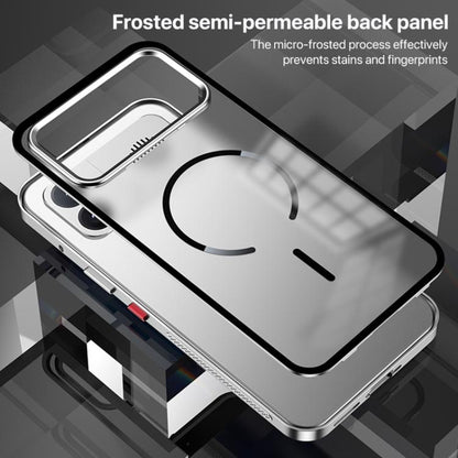 Single-sided Snap Buckle Metal Frame Frosted MagSafe Phone Case, For Redmi K90 Max / K90 Ultra