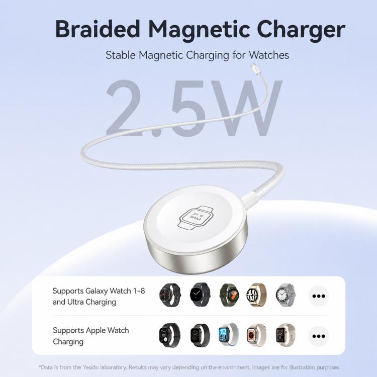 Yesido DS42 Dual-Mode Magnetic Wireless Watch Charger