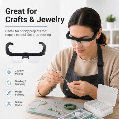 12539DC1 USB Rechargeable Head-Mounted LED Magnifier