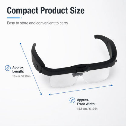 12539DC1 USB Rechargeable Head-Mounted LED Magnifier