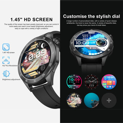 QS39 Smart Watch, 1.45 inch Screen, BT Call, Heart Rate, Blood Oxygen, Blood Pressure