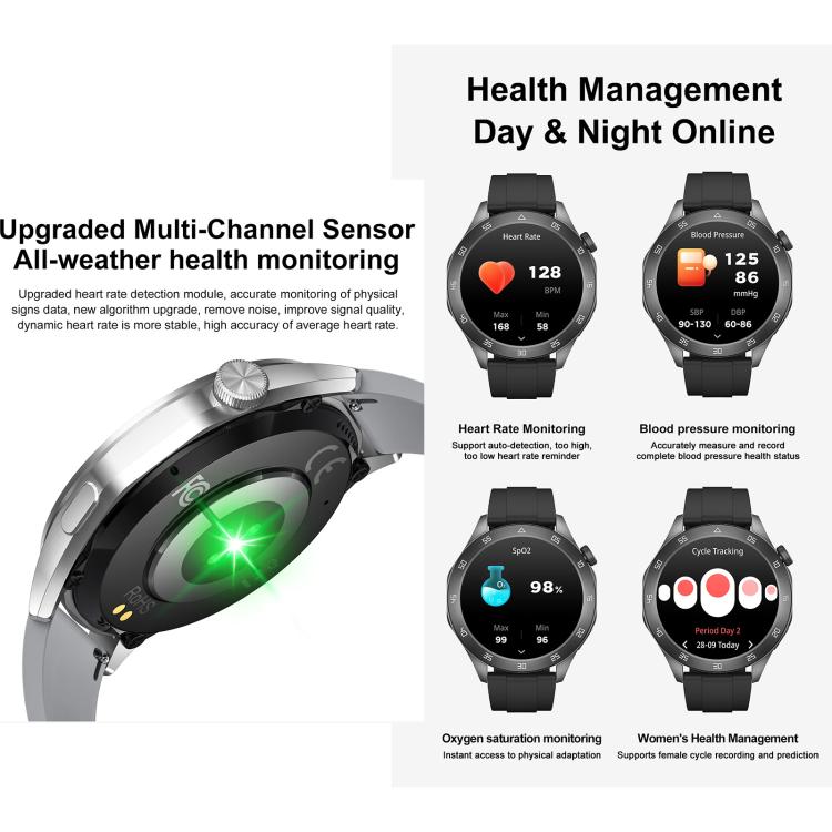 QS39 Smart Watch, 1.45 inch Screen, BT Call, Heart Rate, Blood Oxygen, Blood Pressure