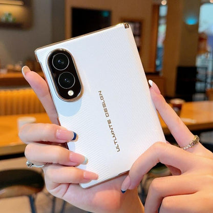 Electroplate Dual-Hinge Ultimate Design Phone Case, For Galaxy Z Fold8 5G, For Galaxy Z Fold8 Ultra 5G, For Galaxy Z Fold7 / W26