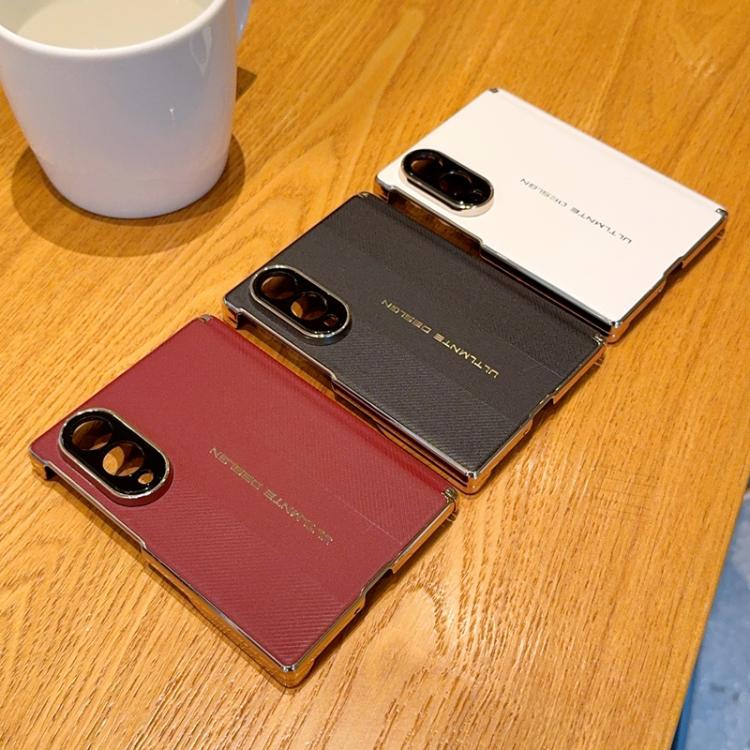 Electroplate Dual-Hinge Ultimate Design Phone Case, For Galaxy Z Fold8 5G, For Galaxy Z Fold8 Ultra 5G, For Galaxy Z Fold7 / W26