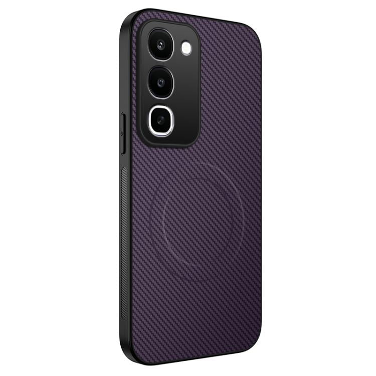 WANLONFENG TQ Series Magnetic Carbon Fiber Texture PC Hybrid TPU Phone Case, For Realme C100i / C100x 4G, For Realme C100 4G, For Realme P4 Power 5G
