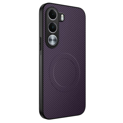 WANLONFENG TQ Series Magnetic Carbon Fiber Texture PC Hybrid TPU Phone Case, For Realme C100i / C100x 4G, For Realme C100 4G, For Realme P4 Power 5G