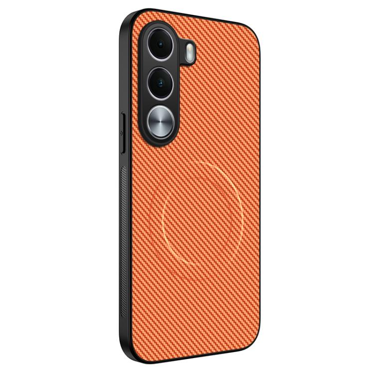 WANLONFENG TQ Series Magnetic Carbon Fiber Texture PC Hybrid TPU Phone Case, For Realme C100i / C100x 4G, For Realme C100 4G, For Realme P4 Power 5G