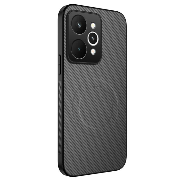 WANLONFENG TQ Series Magnetic Carbon Fiber Texture PC Hybrid TPU Phone Case, For Realme C100i / C100x 4G, For Realme C100 4G, For Realme P4 Power 5G