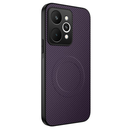 WANLONFENG TQ Series Magnetic Carbon Fiber Texture PC Hybrid TPU Phone Case, For Realme C100i / C100x 4G, For Realme C100 4G, For Realme P4 Power 5G