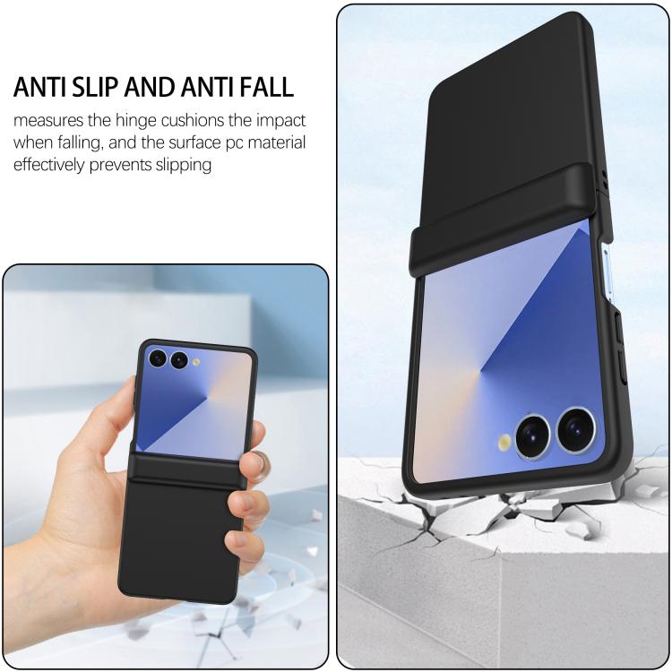Skin Feel Hinge Magnetic Ring Phone Case, For Galaxy Z Flip8 5G, For Galaxy Z Flip7 5G