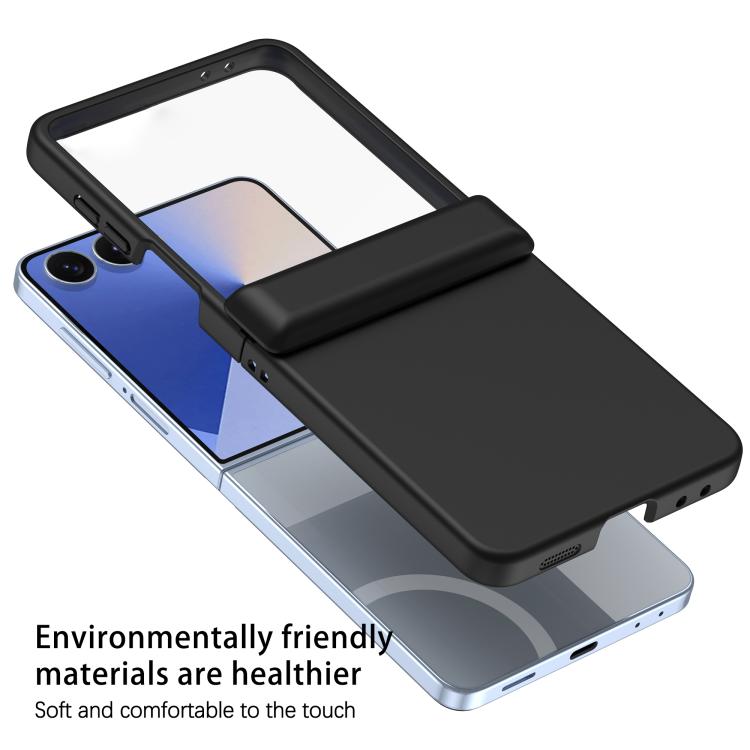 Skin Feel Hinge Magnetic Ring Phone Case, For Galaxy Z Flip8 5G, For Galaxy Z Flip7 5G