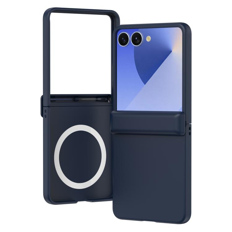 Skin Feel Hinge Magnetic Ring Phone Case, For Galaxy Z Flip8 5G, For Galaxy Z Flip7 5G
